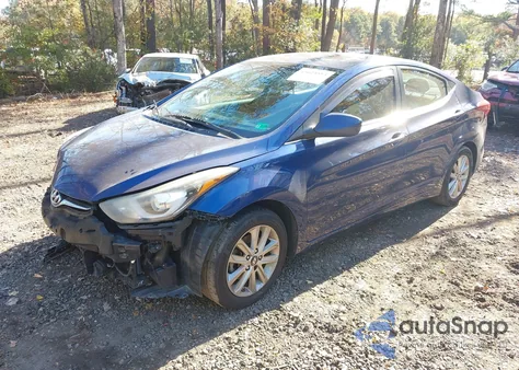 2015 Hyundai Elantra Se z USA, uszkodzony, nr VIN 5NPDH4AE0FH587534